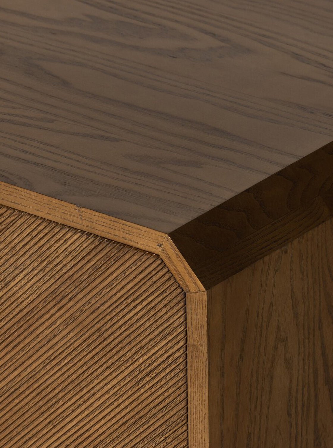 Micah Media Console - Ash Wood