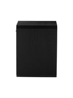 Micah Nightstand - Ash Wood, Metal Base