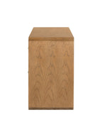 Micah Six Drawer Dresser - Ash Wood, Metal Base