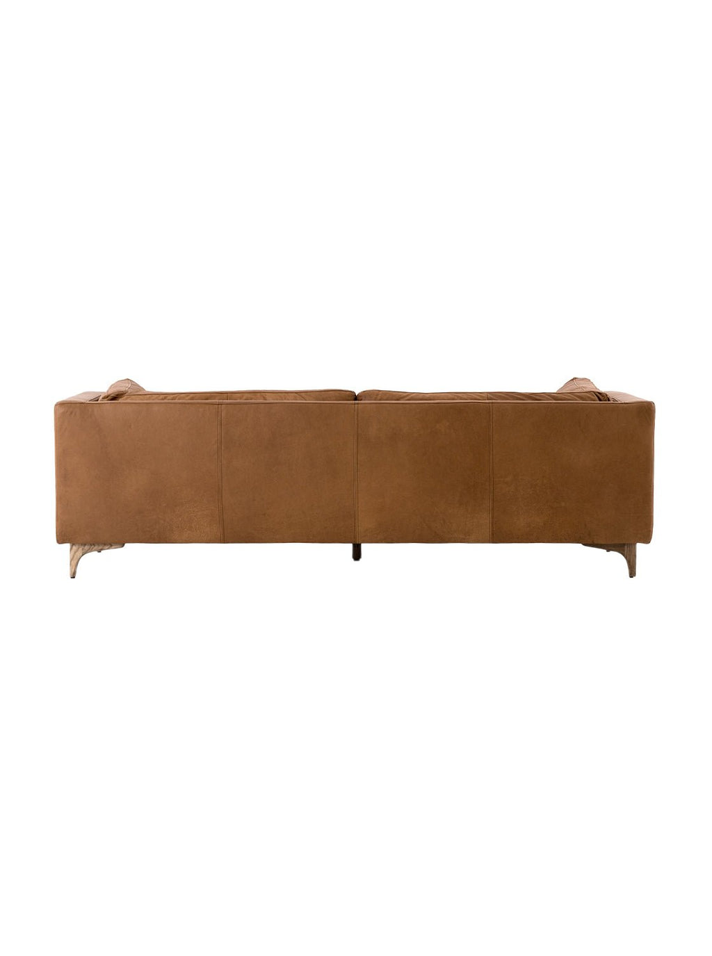 Ollie Sofa - Leather, Oak Wood