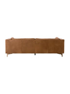 Ollie Sofa - Leather, Oak Wood
