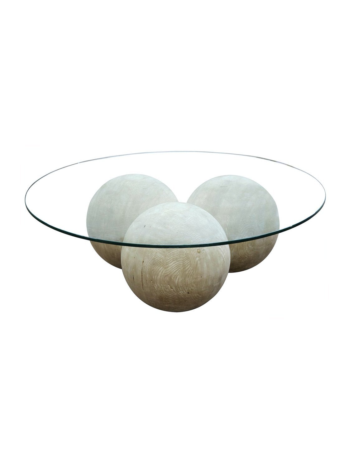 Oxford Coffee Table - Wood, Glass Top