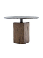 Perry Bistro Table - Wood, Metal Base
