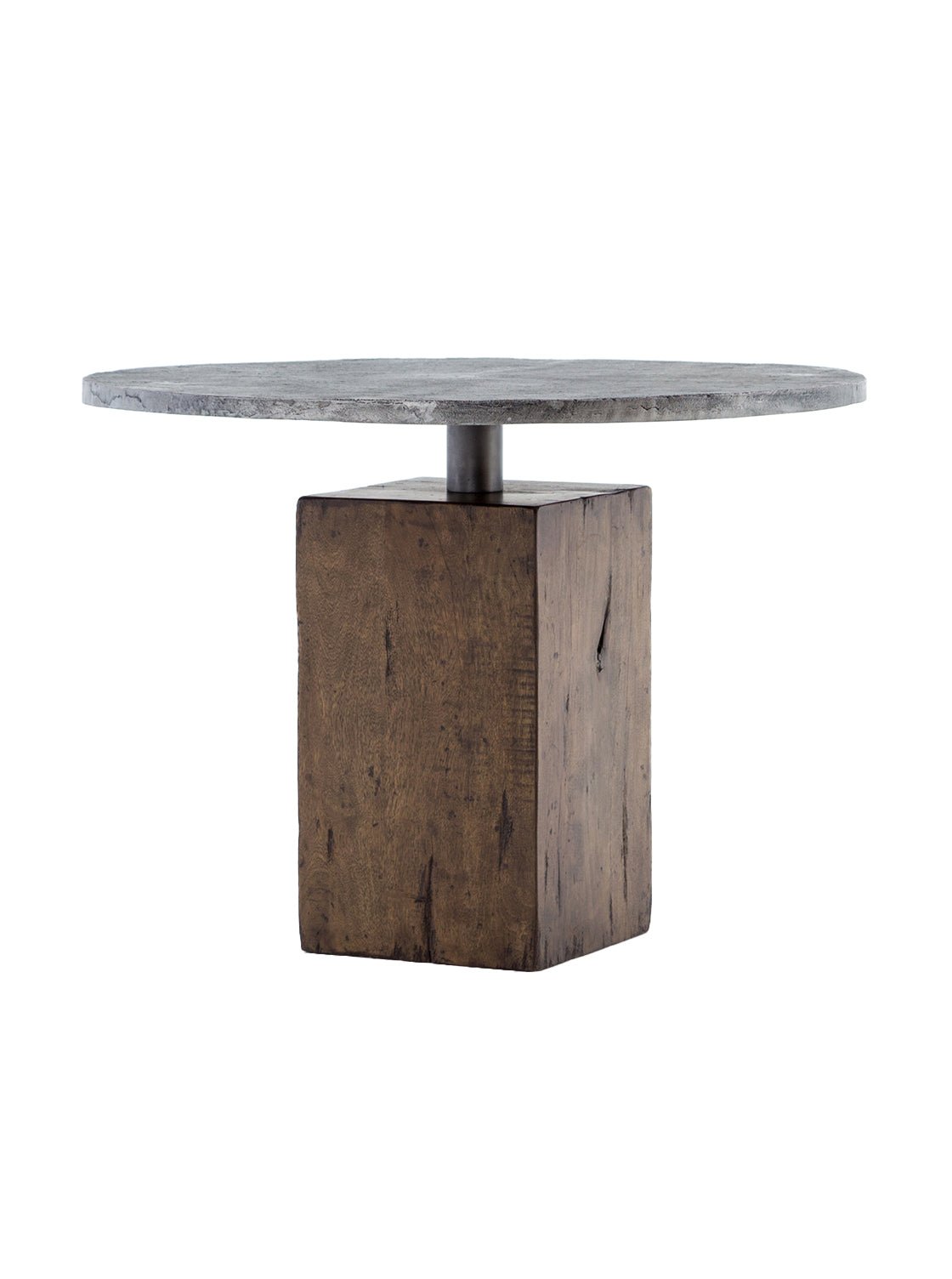 Perry Bistro Table - Wood, Metal Base