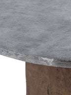 Perry Bistro Table - Wood, Metal Base
