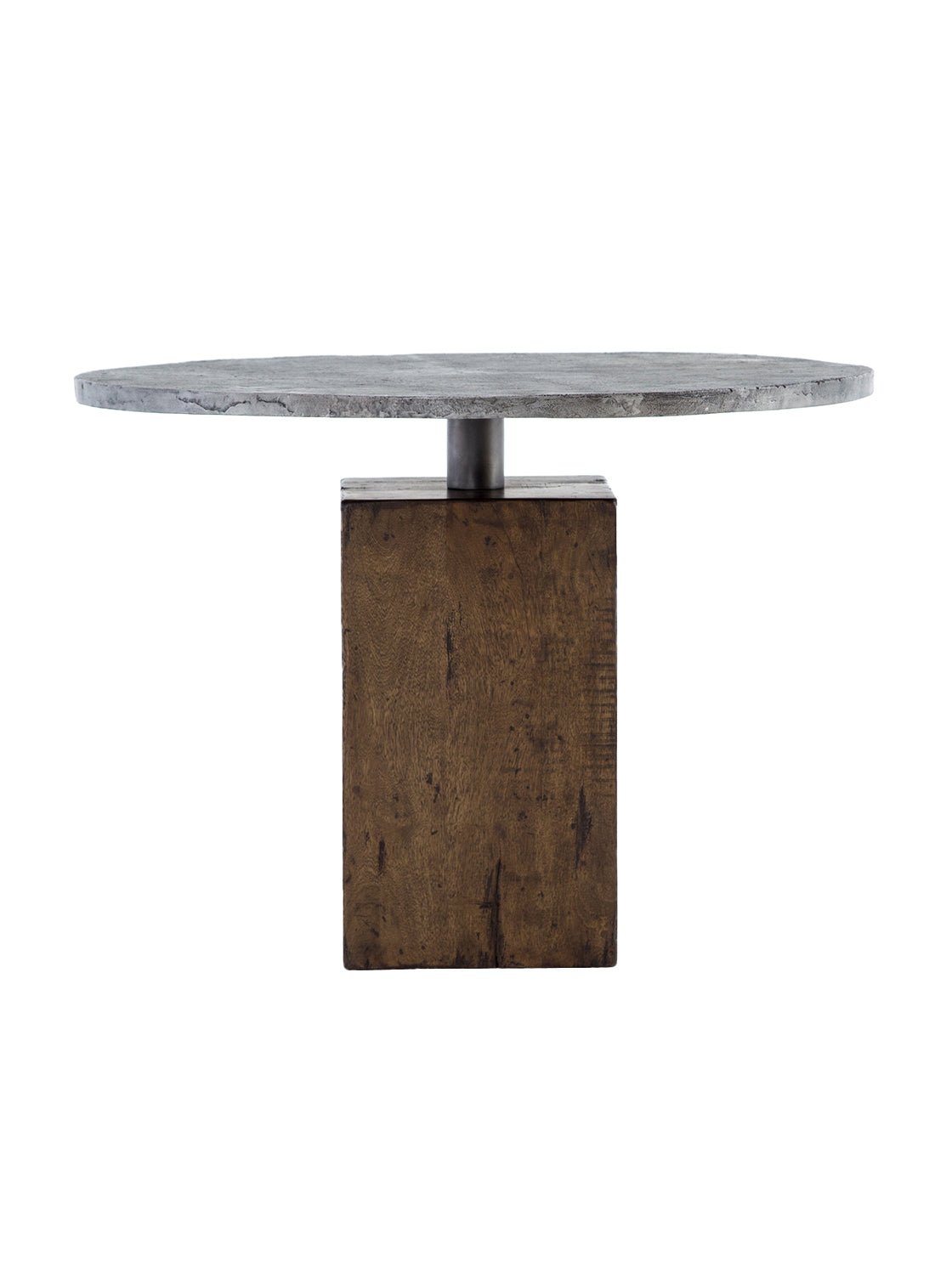 Perry Bistro Table - Wood, Metal Base