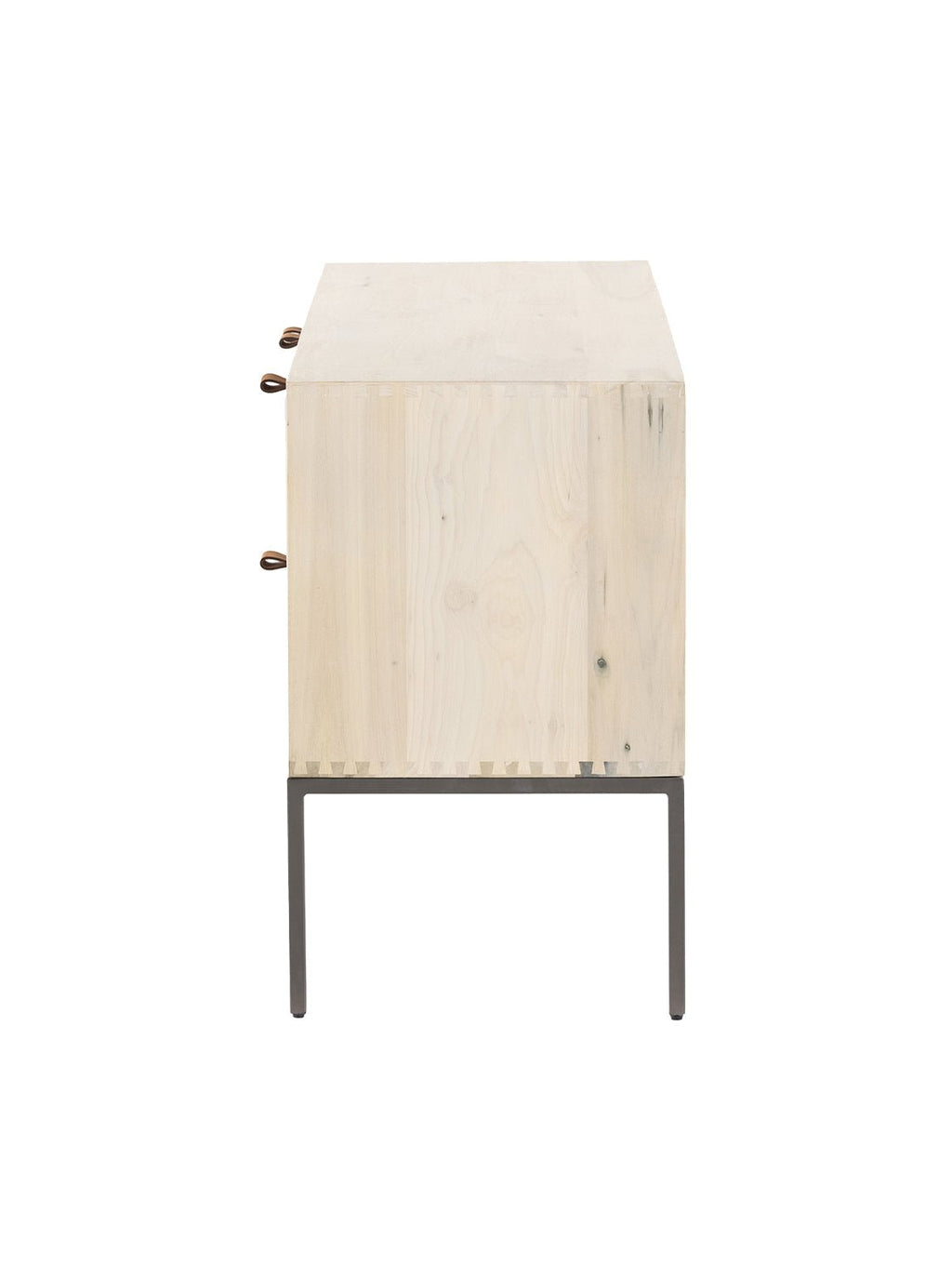 Phoenix Console - Upholstered, Leather