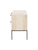 Phoenix Console - Upholstered, Leather