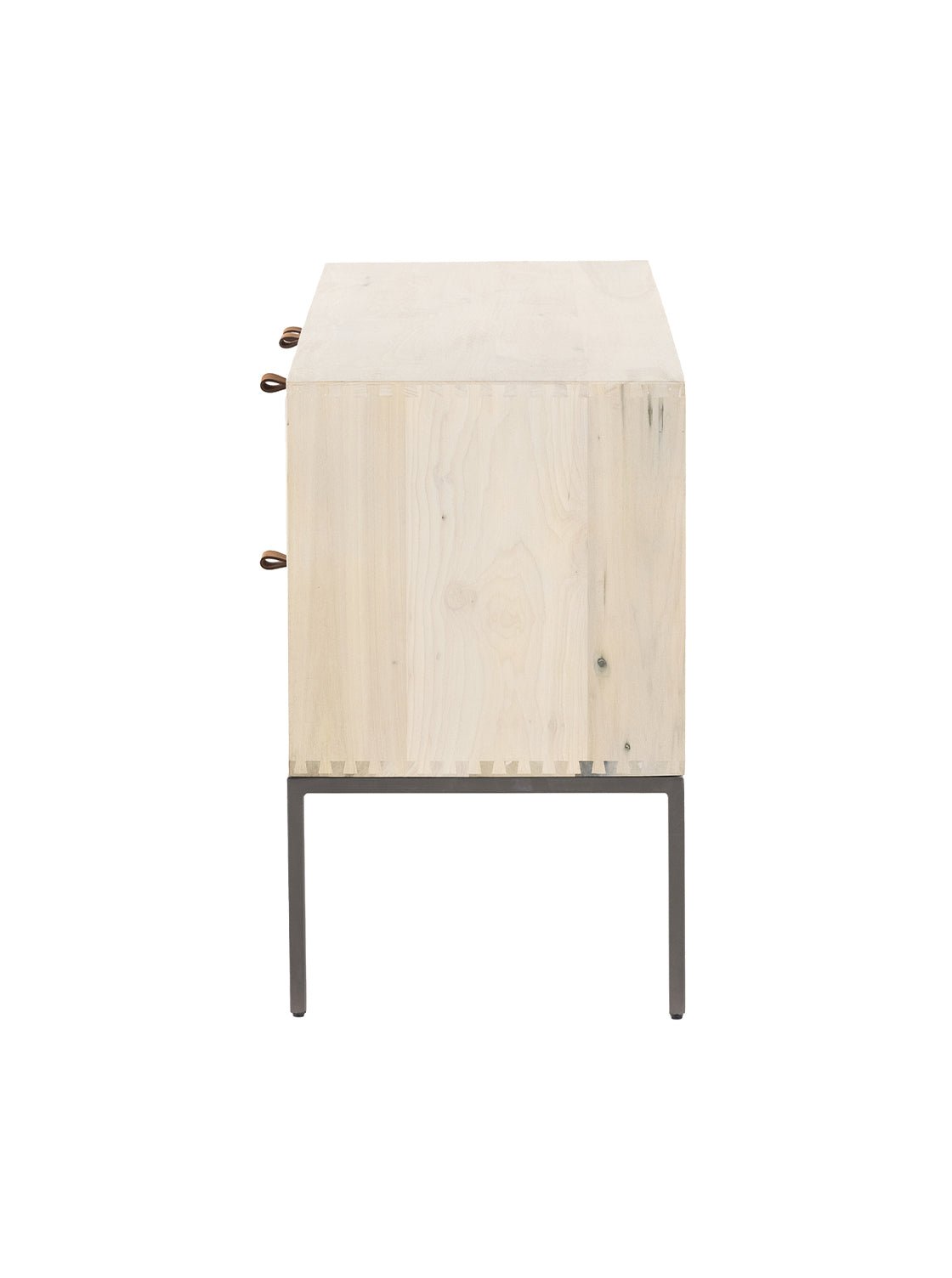 Phoenix Console - Upholstered, Leather