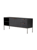 Phoenix Console - Upholstered, Leather