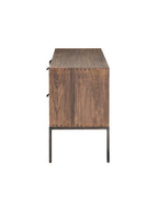 Phoenix Console - Upholstered, Leather