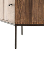 Phoenix Console - Upholstered, Leather