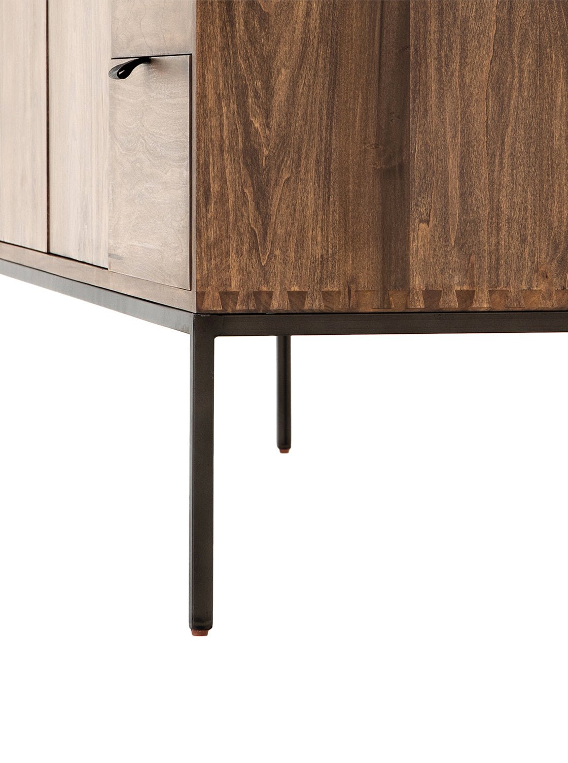 Phoenix Console - Upholstered, Leather