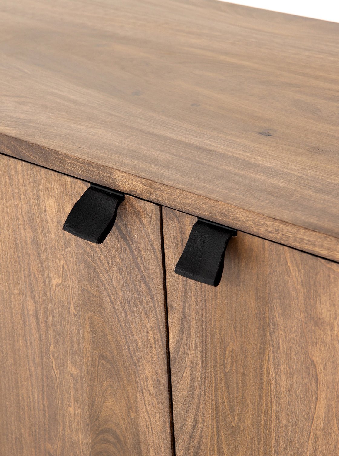 Phoenix Console - Upholstered, Leather