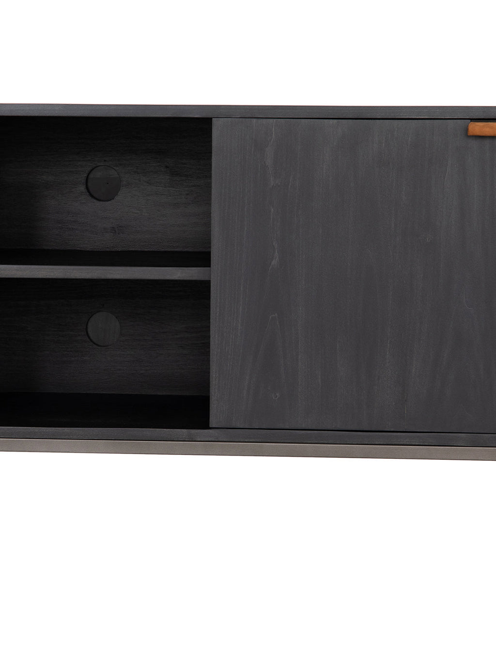 Phoenix Console - Upholstered, Leather