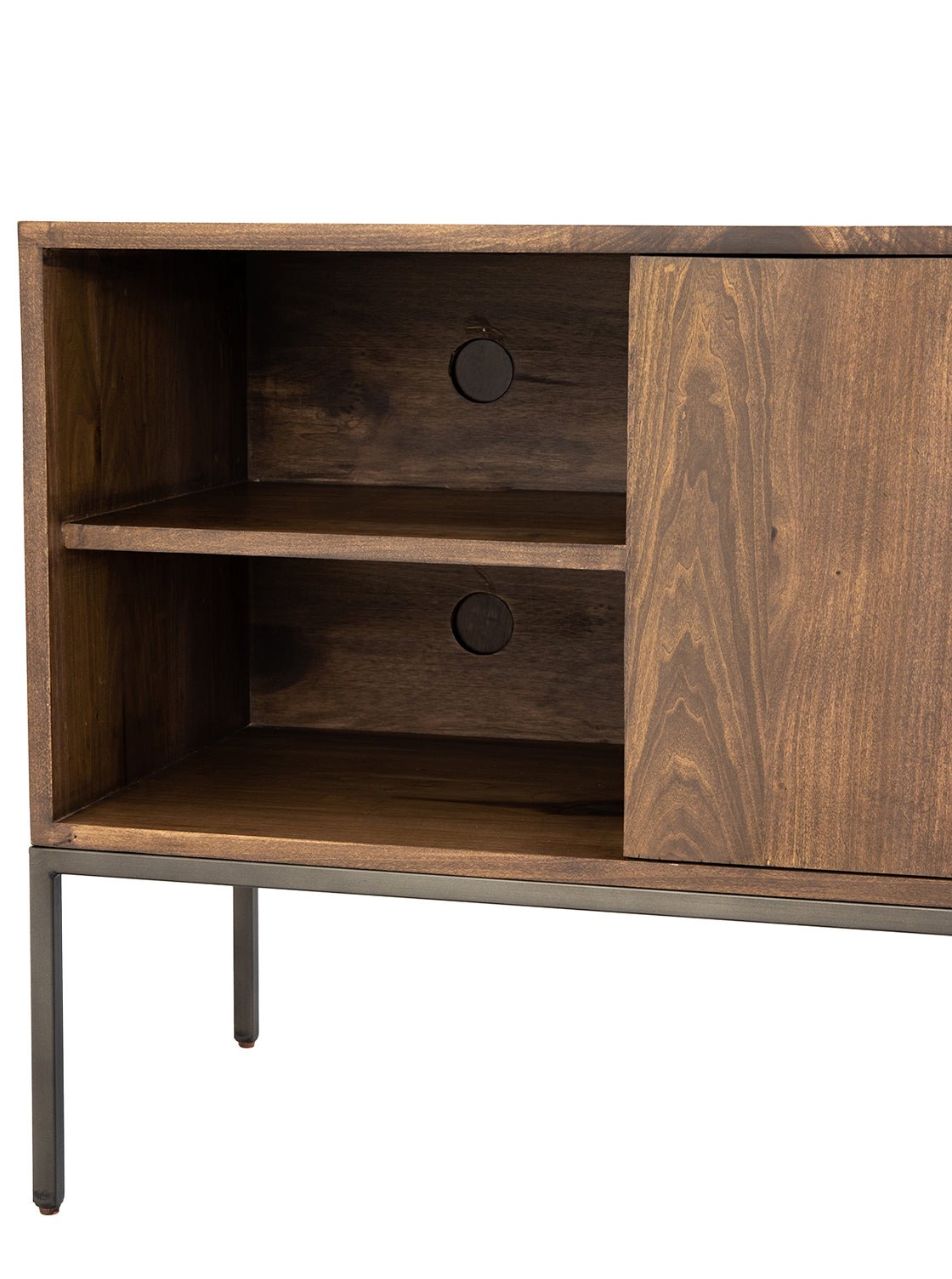 Phoenix Console - Upholstered, Leather