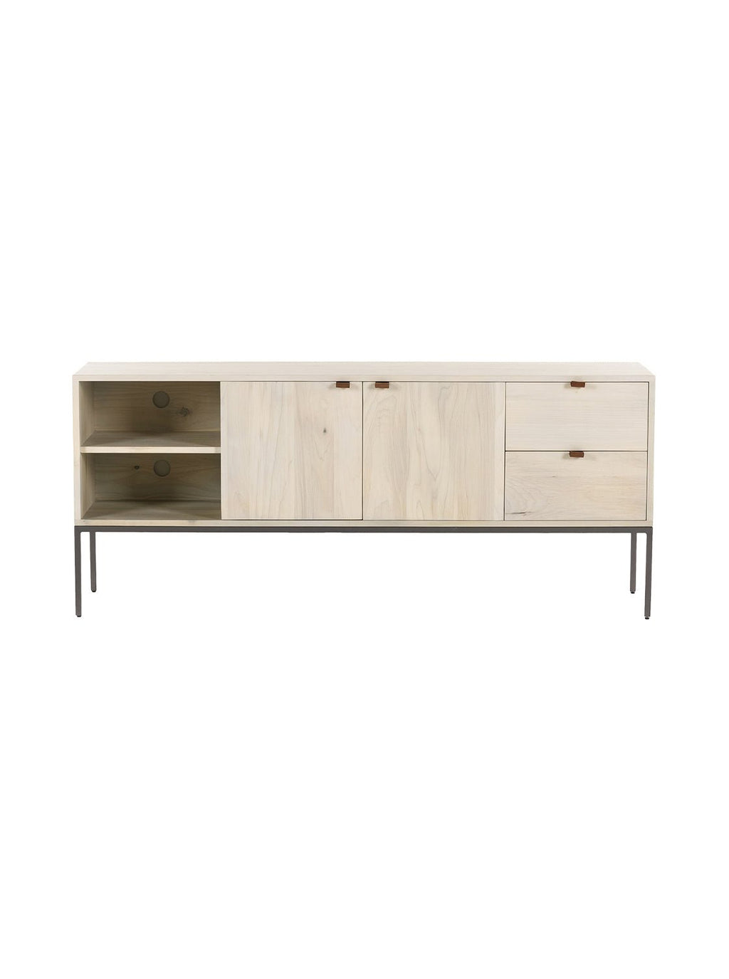 Phoenix Console - Upholstered, Leather