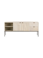 Phoenix Console - Upholstered, Leather