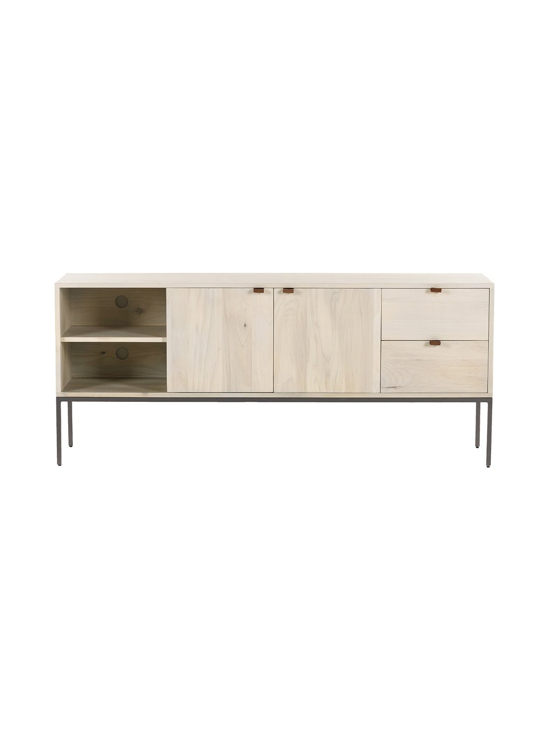 Phoenix Console - Upholstered, Leather