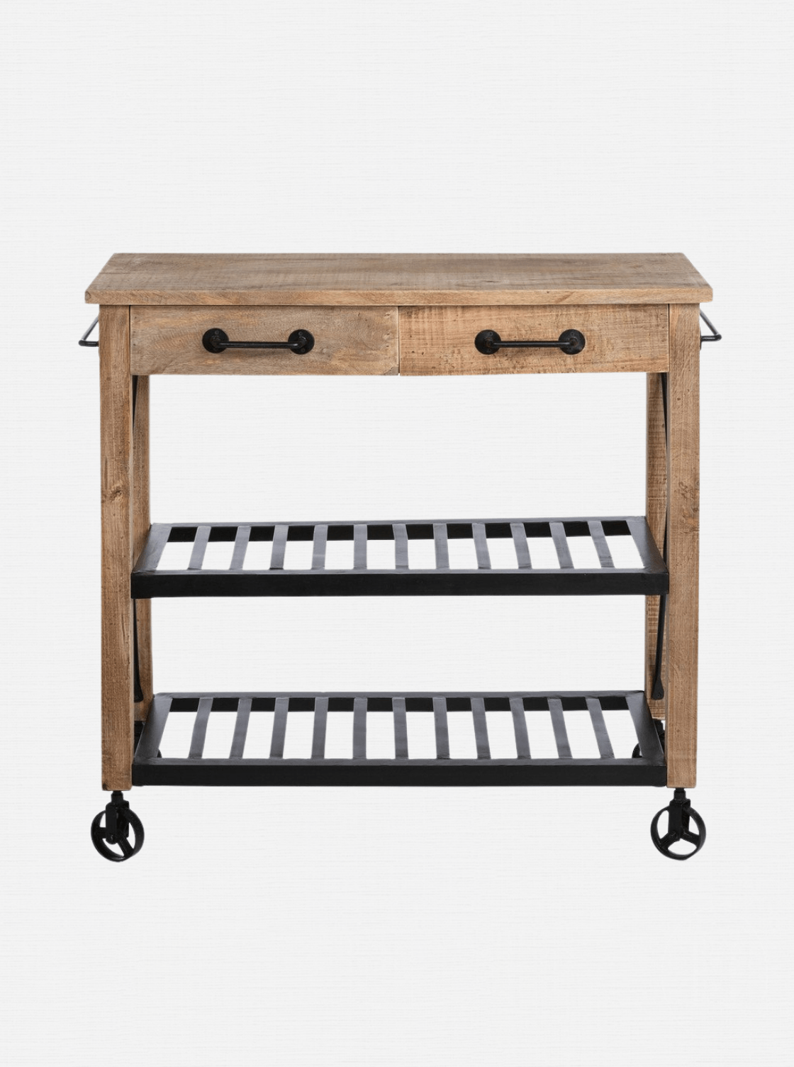 Rory Potting Bench - Mango Wood, Metal Base