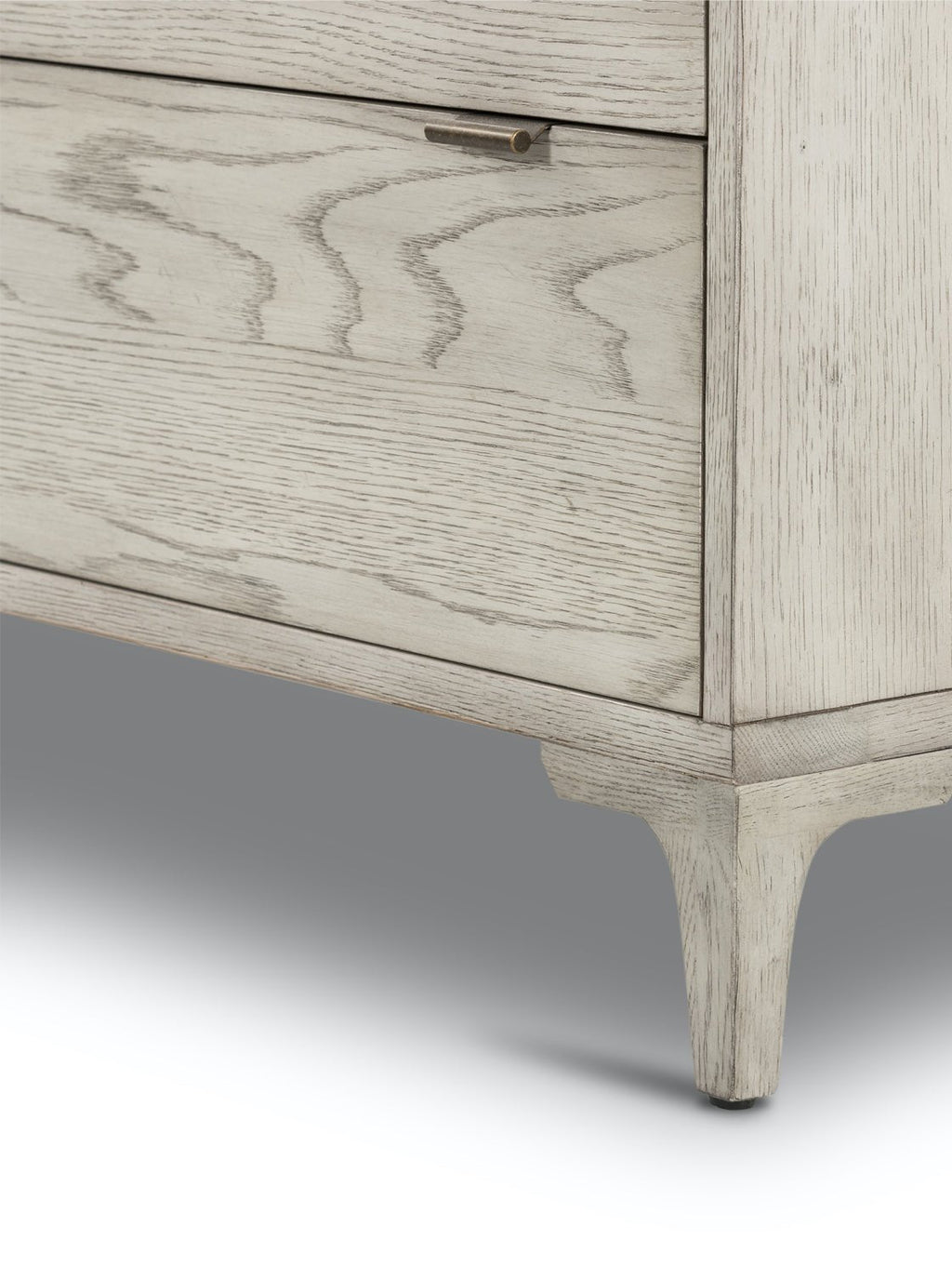 Skylar Dresser - Oak Wood, Stone Top