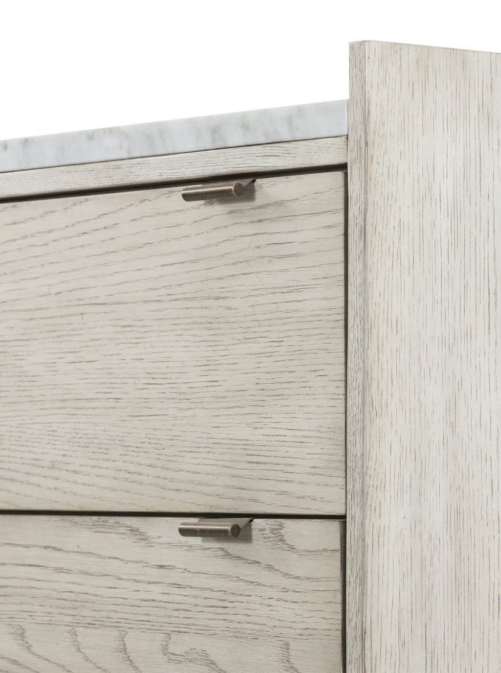 Skylar Dresser - Oak Wood, Stone Top