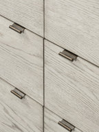 Skylar Dresser - Oak Wood, Stone Top