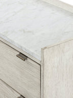 Skylar Dresser - Oak Wood, Stone Top