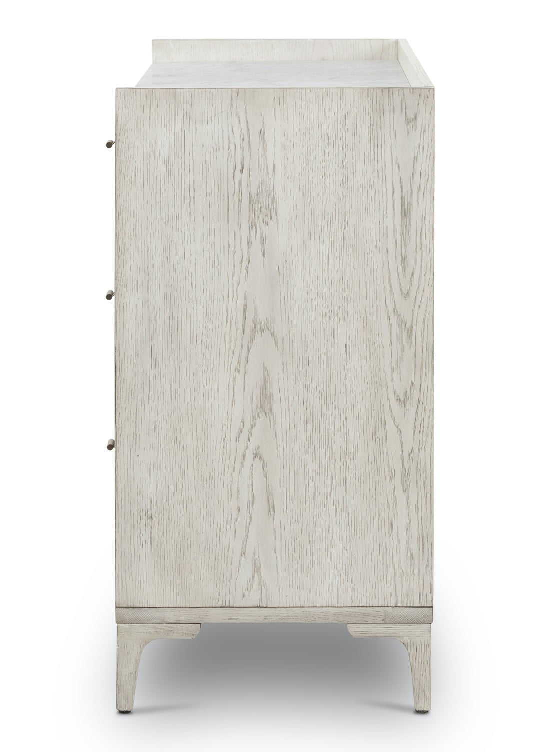Skylar Dresser - Oak Wood, Stone Top