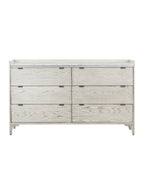 Skylar Dresser - Oak Wood, Stone Top