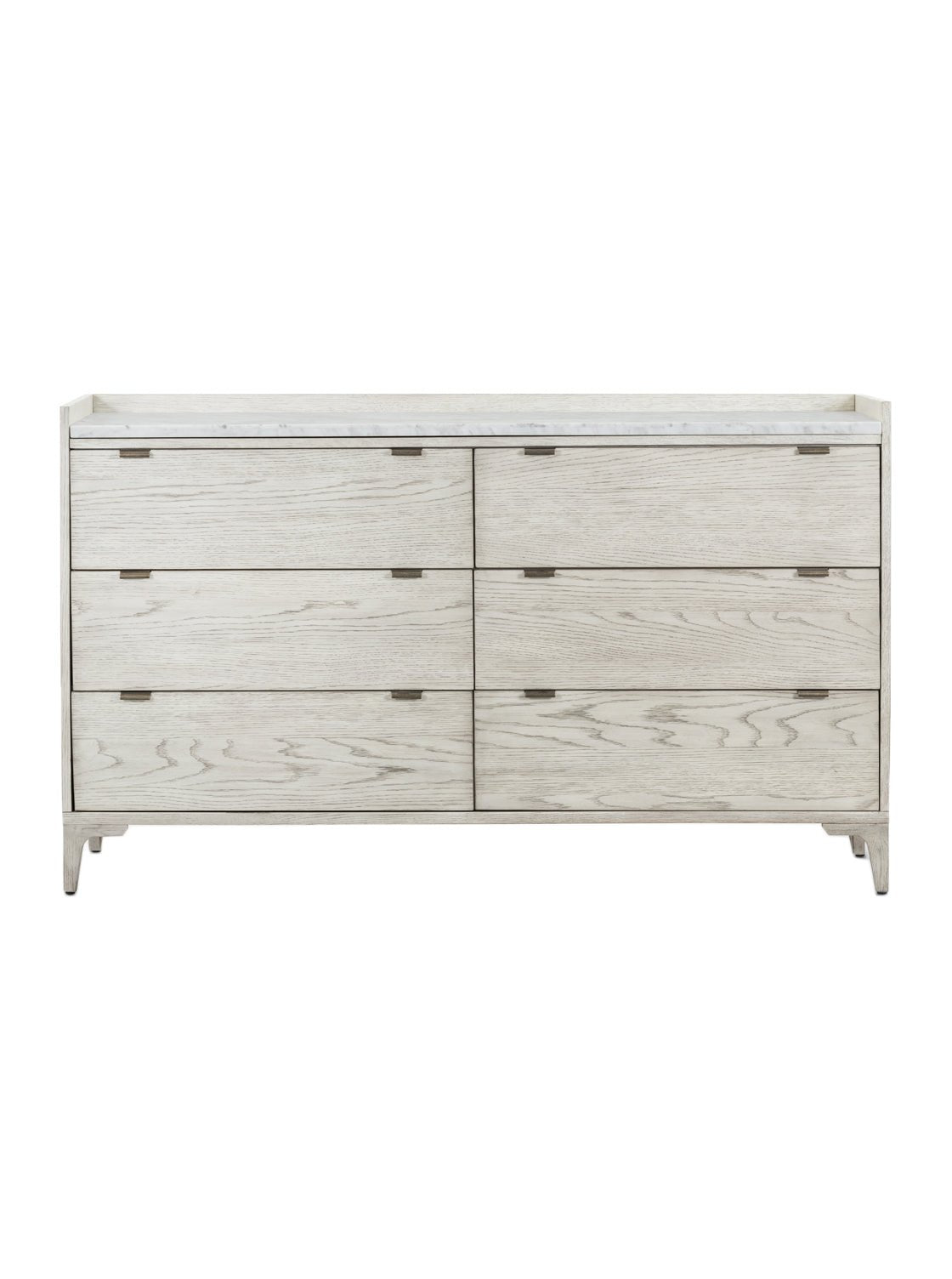 Skylar Dresser - Oak Wood, Stone Top