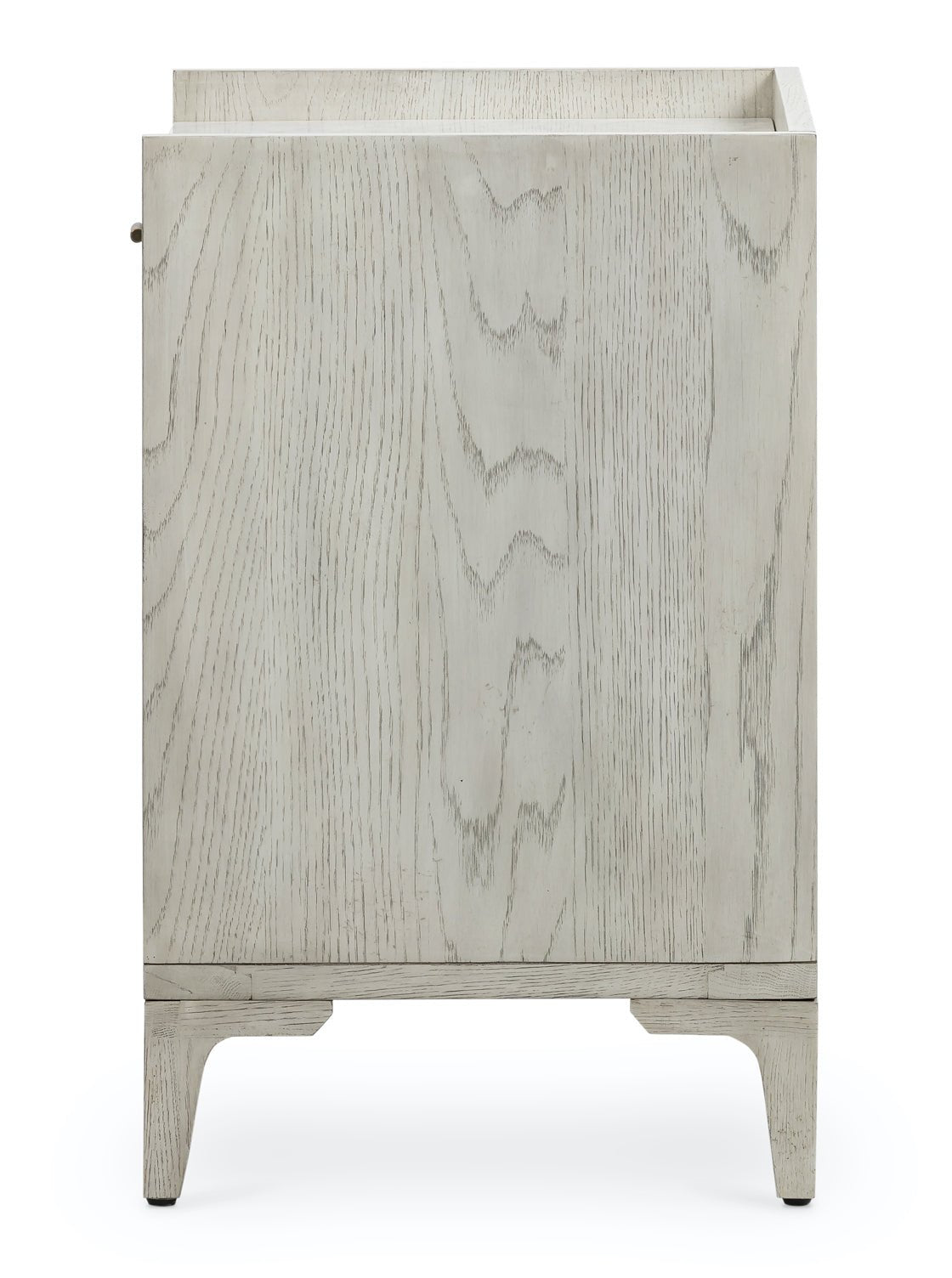 Skylar Nightstand - Oak Wood, Stone Top