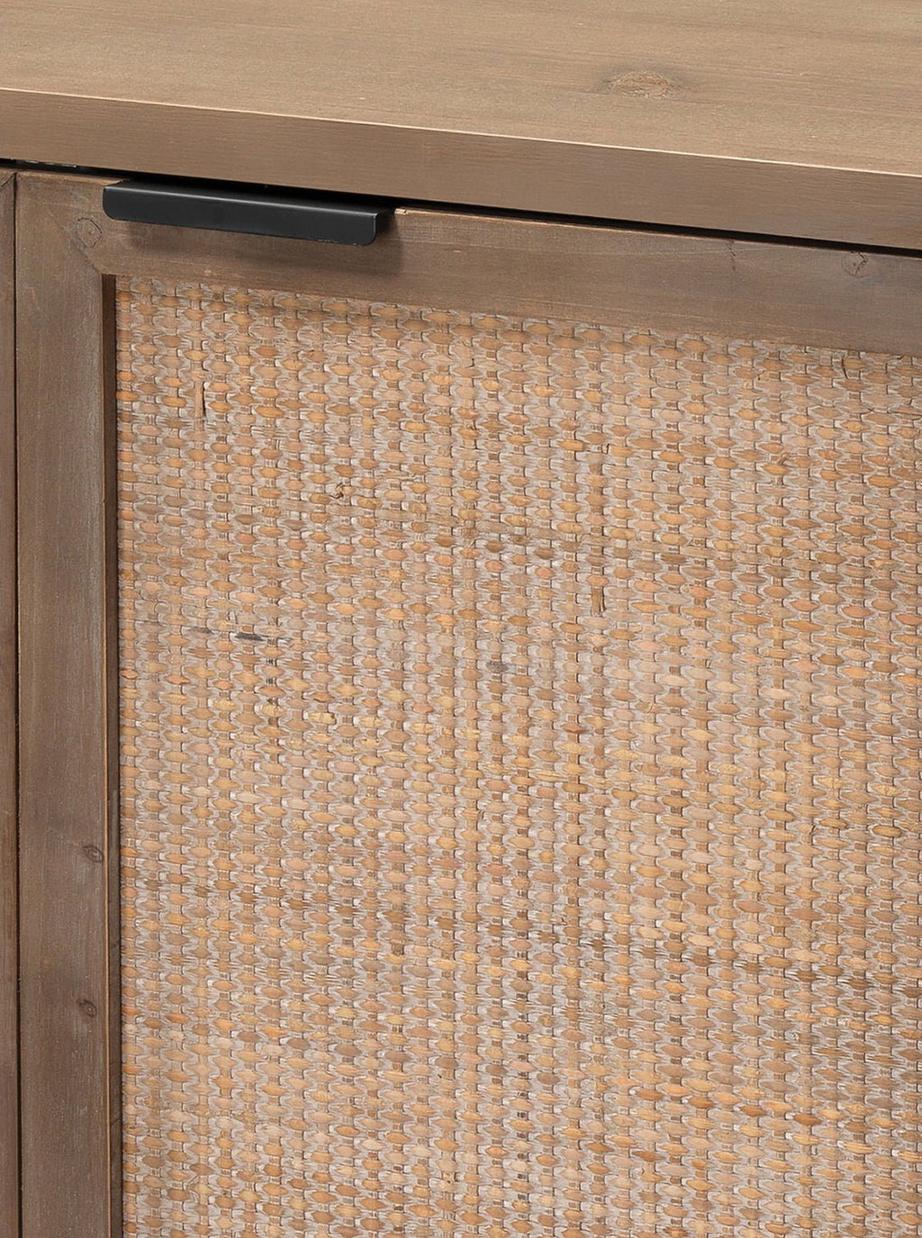 Sylvia Cabinet - Ash Wood, Metal Base