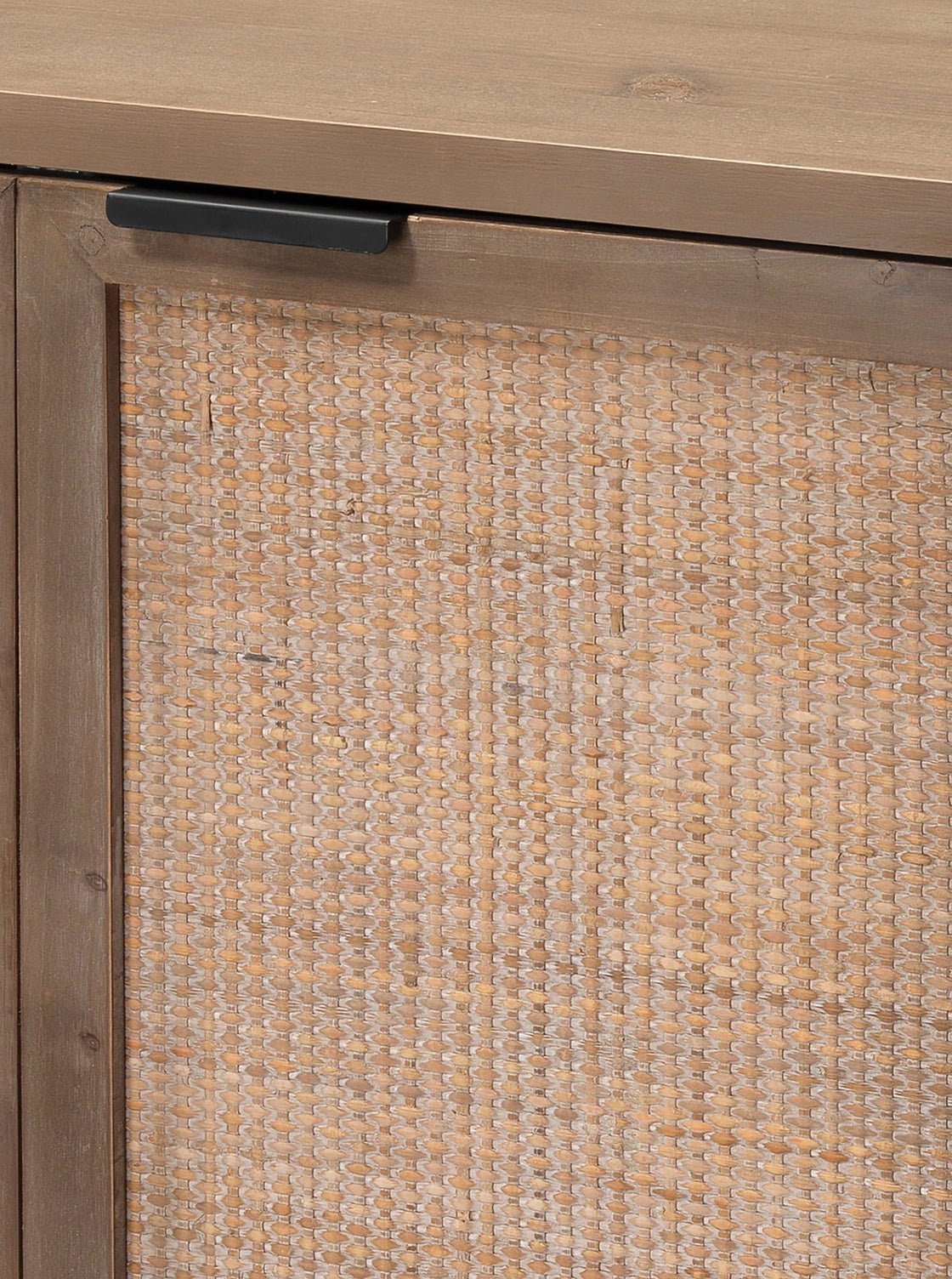 Sylvia Cabinet - Ash Wood, Metal Base