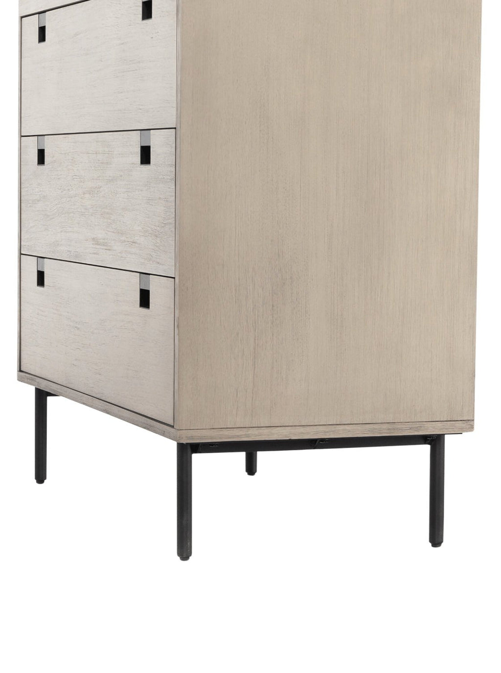 Tashi 5 Drawer Dresser - Upholstered, Ash Wood