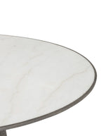 Toby Dining Table - Oak Wood, Stone Top