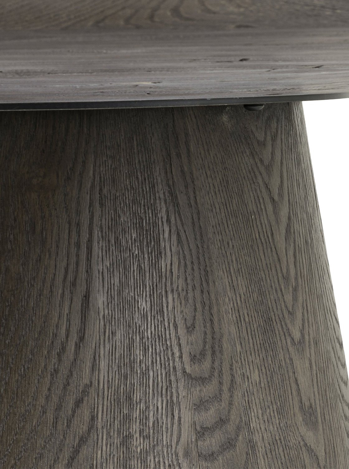 Toby Dining Table - Oak Wood, Stone Top