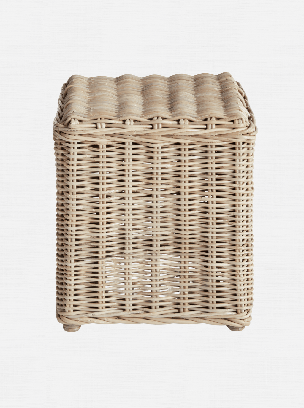 Villa Stool - Oak Wood, Cane Detail