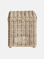 Villa Stool - Oak Wood, Cane Detail