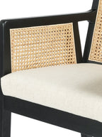 Willa Bar + Counter Stool - Cane Detail