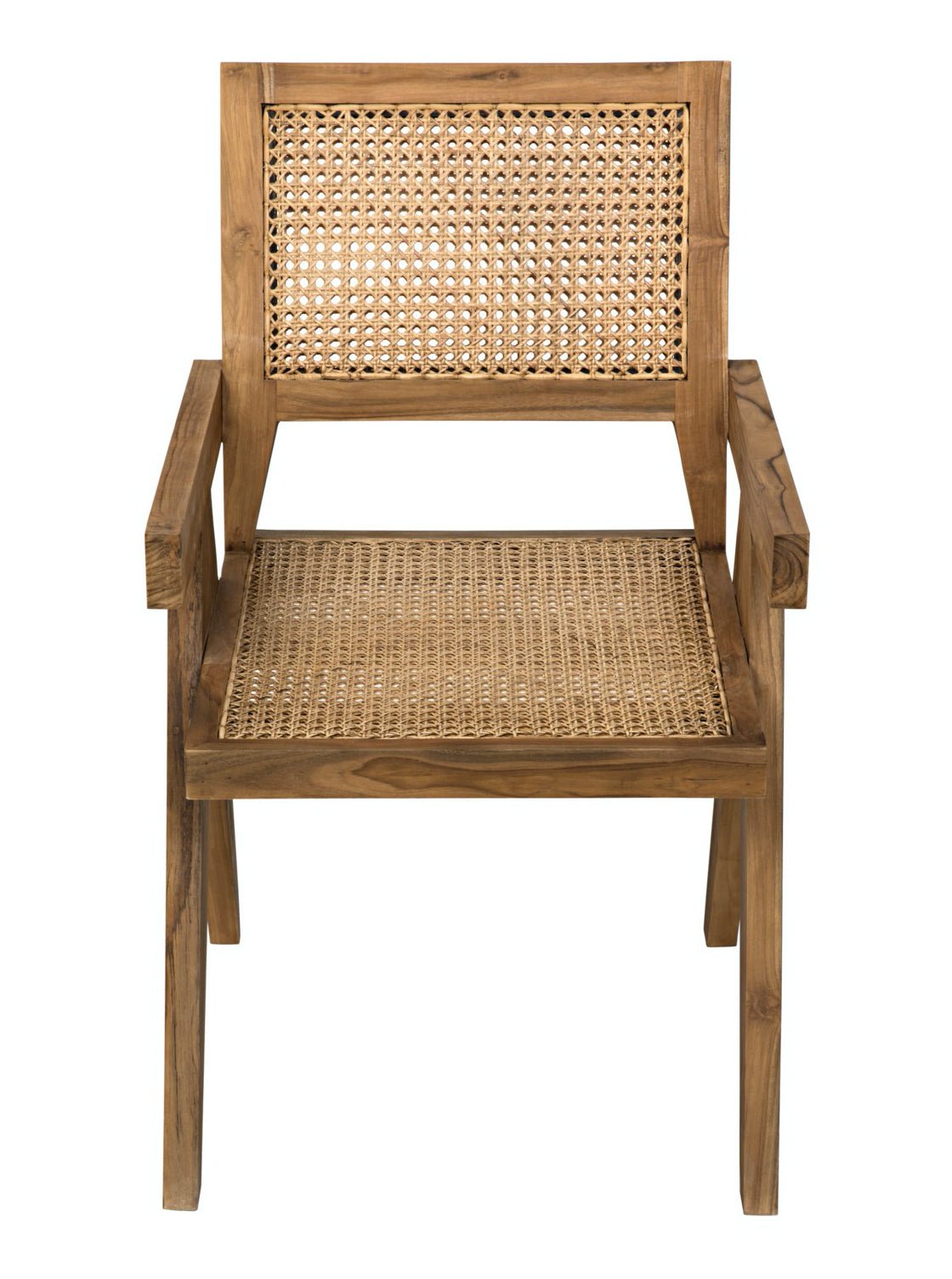 Winston Dining Chair - Teak Wood, Cane Detail