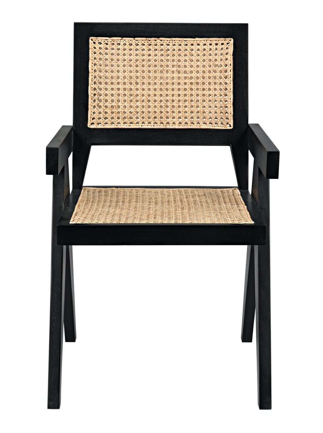 Winston Dining Chair - Teak Wood, Cane Detail