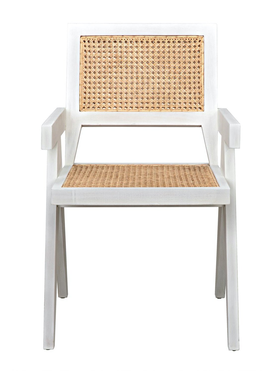 Winston Dining Chair - Teak Wood, Cane Detail
