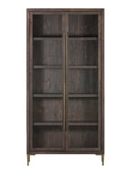 Xander Cabinet - Pine Wood, Metal Base