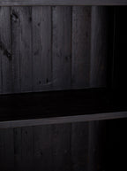 Xander Cabinet - Pine Wood, Metal Base