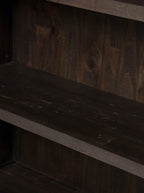 Xander Cabinet - Pine Wood, Metal Base