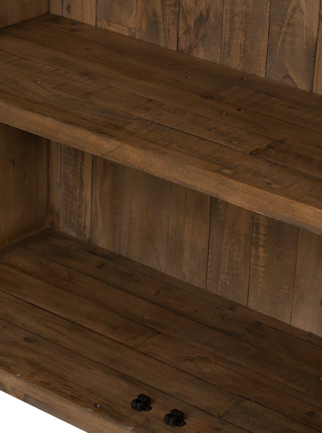 Xander Cabinet - Pine Wood, Metal Base