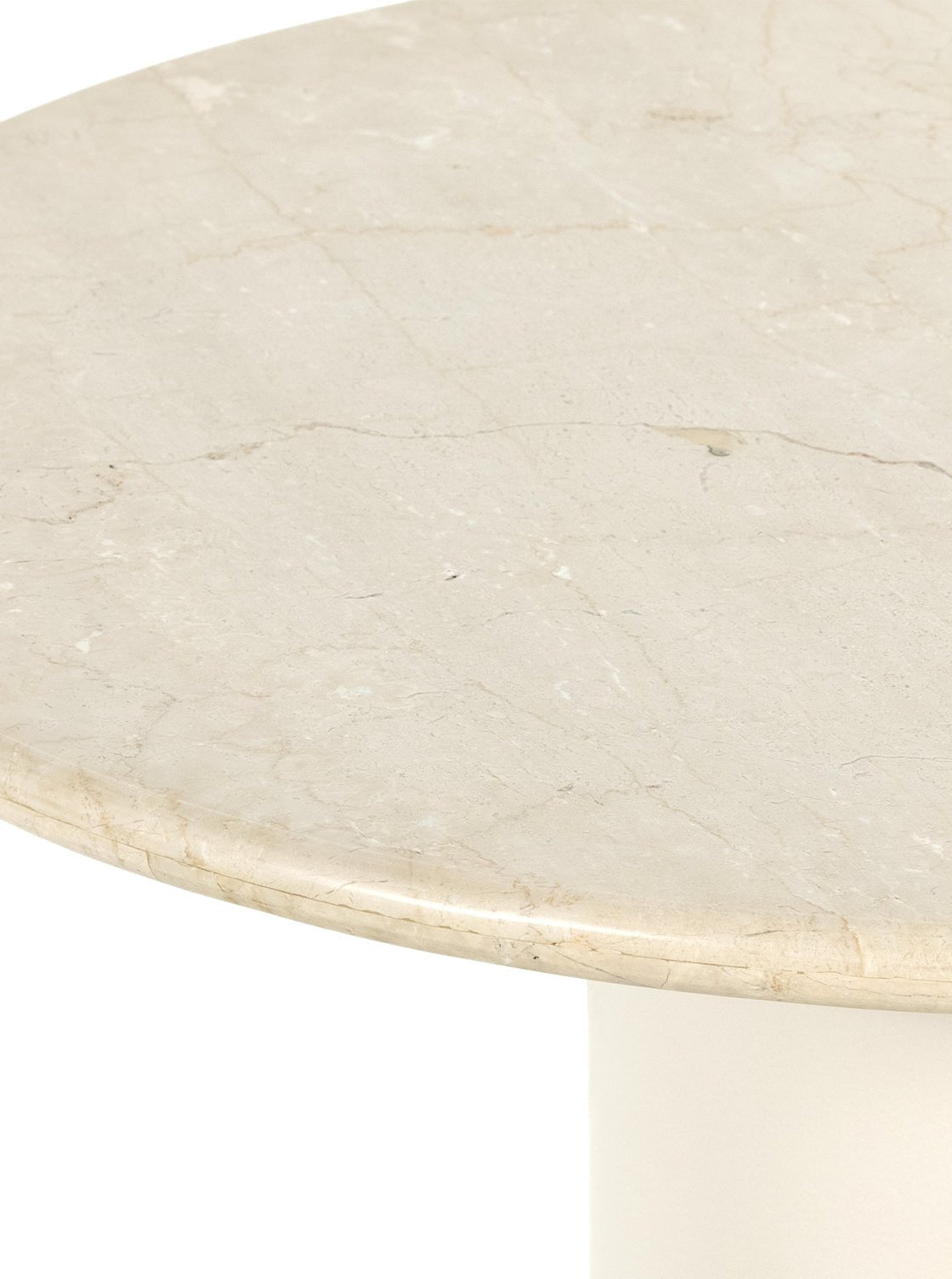 Yuko Dining Table - Metal Base, Stone Top