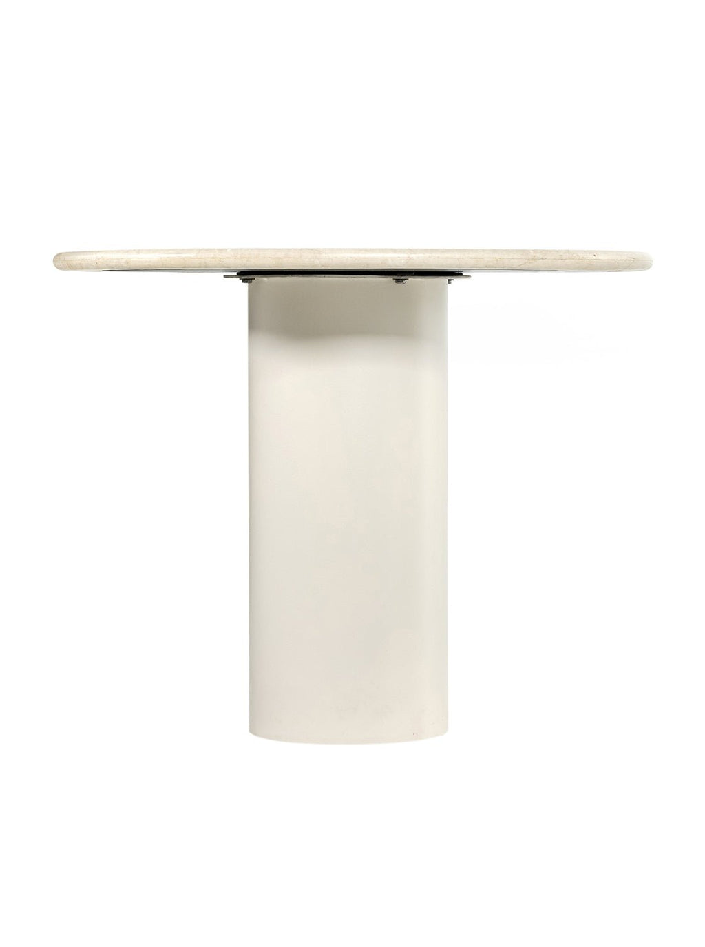 Yuko Dining Table - Metal Base, Stone Top