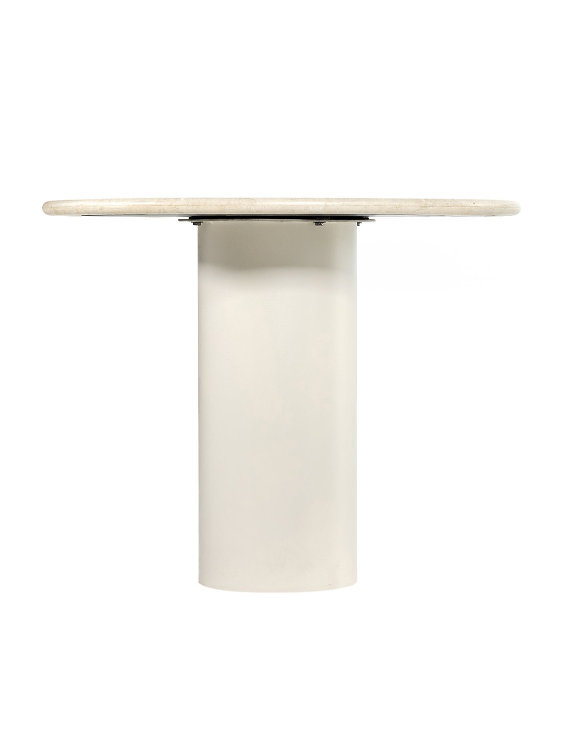 Yuko Dining Table - Metal Base, Stone Top